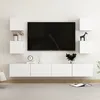 Image de vidaXL Ensemble de meubles TV 6 pcs Blanc Bois d'ingÃ©nierie