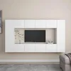 Image de vidaXL Ensemble de meubles TV 8 pcs Blanc Bois d'ingÃ©nierie