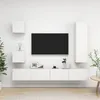Image de vidaXL Ensemble de meubles TV 5 pcs Blanc Bois d'ingÃ©nierie