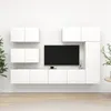 Image de vidaXL Ensemble de meubles TV 6 pcs Blanc Bois d'ingénierie
