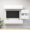 Image de vidaXL Ensemble de meubles TV 6 pcs Blanc Bois d'ingénierie