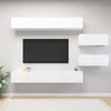 Image de vidaXL Ensemble de meubles TV 6 pcs Blanc Bois d'ingénierie