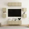 Image de vidaXL Ensemble de meubles TV 8 pcs Chêne sonoma Bois d'ingénierie