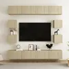 Image de vidaXL Ensemble de meubles TV 8 pcs Chêne sonoma Bois d'ingénierie