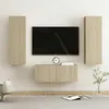 Image de vidaXL Ensemble de meubles TV 3 pcs ChÃªne sonoma Bois d'ingÃ©nierie