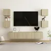 Image de vidaXL Ensemble de meubles TV 6 pcs Chêne sonoma Bois d'ingénierie3078977