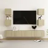 Image de vidaXL Ensemble de meubles TV 6 pcs Chêne sonoma Bois d'ingénierie3078978