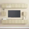 Image de vidaXL Ensemble de meubles TV 6 pcs Chêne sonoma Bois d'ingénierie