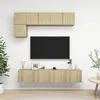 Image de vidaXL Ensemble de meuble TV 5 pcs Chêne sonoma Bois d'ingénierie3079008