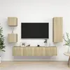 Image de vidaXL Ensemble de meuble TV 5 pcs Chêne sonoma Bois d'ingénierie3079011