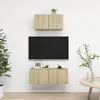 Image de vidaXL Ensemble de meuble TV 2 pcs Chêne sonoma Bois d'ingénierie3079015