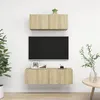 Image de vidaXL Ensemble de meuble TV 2 pcs Chêne sonoma Bois d'ingénierie