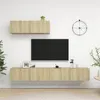 Image de vidaXL Meubles TV 3 pcs Chêne sonoma Bois d'ingénierie3079018