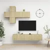 Image de vidaXL Ensemble de meuble TV 7 pcs Chêne sonoma Bois d'ingénierie