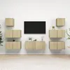 Image de vidaXL Ensemble de meuble TV 7 pcs Chêne sonoma Bois d'ingénierie3079027