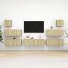 Image de vidaXL Ensemble de meuble TV 7 pcs Chêne sonoma Bois d'ingénierie