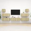Image de Vidaxl Ensemble De Meuble Tv 7 Pcs ChÃªne Sonoma Bois D'ingÃ©nierie