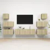 Image de vidaXL Ensemble de meubles TV 8 pcs Chêne sonoma Bois d'ingénierie3079029