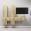 Image de vidaXL Ensemble de meubles TV 7 pcs Chêne sonoma Bois d'ingénierie3079033