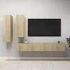 Image de vidaXL Ensemble de meubles TV 4 pcs Chêne sonoma Bois d'ingénierie3079048