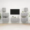 Image de vidaXL Ensemble de meubles TV 7 pcs Gris béton Bois d'ingénierie3079132
