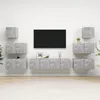 Image de vidaXL Ensemble de meubles TV 8 pcs Gris béton Bois d'ingénierie3079134