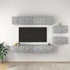 Image de vidaXL Meubles TV 8 pcs Gris béton Bois d'ingénierie3079147