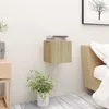 Image de vidaXL Table de chevet ChÃªne sonoma 30,5x30x30 cm Bois d'ingÃ©nierie