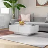Image de vidaXL Table basse Blanc 90x60x31 cm Aggloméré804175