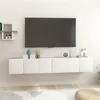 Image de vidaXL Meubles TV suspendus 3 pcs Blanc 60x30x30 cm804510