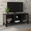 Image de vidaXL Meuble TV Gris 105x36x47 cm Métal et MDF335910