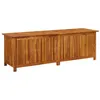 Image de vidaXL Boîte de rangement de jardin 175x50x58 cm Bois d'acacia solide316499