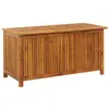 Image de vidaXL Boîte de rangement de jardin 113x50x58 cm Bois d'acacia solide316678