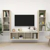 Image de vidaXL Ensemble de meubles TV 3 pcs Chêne sonoma Bois d'ingénierie