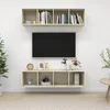 Image de vidaXL Meubles TV muraux 2 pcs ChÃªne sonoma Bois d'ingÃ©nierie