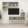 Image de vidaXL Ensemble de meubles TV 4 pcs Chêne sonoma Bois d'ingénierie3079811
