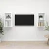 Image de vidaXL Meubles TV muraux 2 pcs Blanc Bois d'ingénierie