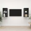 Image de vidaXL Meubles TV muraux 2 pcs Gris brillant Bois d'ingénierie