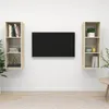 Image de vidaXL Meubles TV muraux 2 pcs Chêne sonoma Bois d'ingénierie