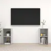 Image de vidaXL Meubles TV 2 pcs Gris béton 72x35x36,5 cm Bois d'ingénierie