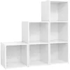 Image de vidaXL Ensemble de meubles TV 3 pcs Blanc Aggloméré