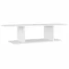Image de vidaXL Meuble TV mural Blanc 103x30x26,5 cm