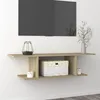 Image de Vidaxl Meuble Tv Mural ChÃªne Sonoma 103x30x26,5 Cm