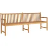 Image de vidaXL Vidaxl Banc De Jardin 228 Cm Bois De Teck Solide