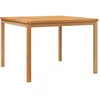 Image de Vidaxl Table Ã DÃ®ner De Jardin 110x110x77 Cm Bois De Teck Solide