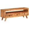 Image de vidaXL Meuble TV 110x30x40 cm Bois d'acacia massif337065
