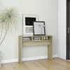 Image de vidaXL Table console chêne sonoma 105x30x80 cm bois d'ingénierie808308