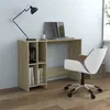 Image de vidaXL Bureau d'ordinateur portable chêne sonoma bois d'ingénierie808344