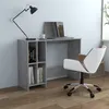 Image de vidaXL Bureau d'ordinateur portable gris béton bois d'ingénierie808345