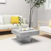 Image de vidaXL Table basse Gris béton 57x57x30 cm Bois d’ingénierie808372
